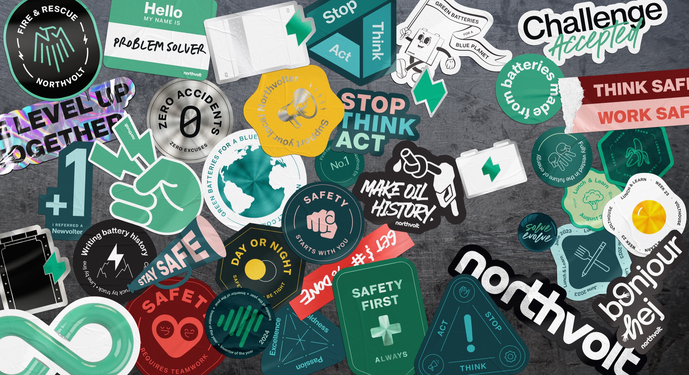 Northvolt sticker collection